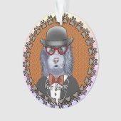 SheepDog Bril Ornament (voorkant)