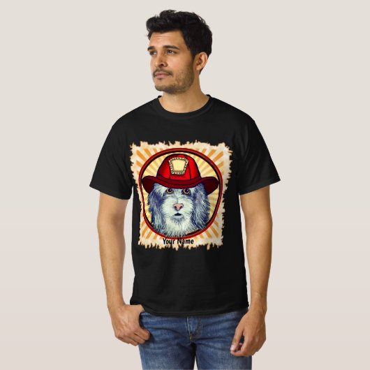 Sheepdog Firefighter T-Shirt (Voorkant volledig)