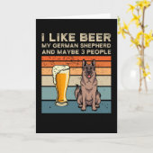 Sheepdog Kaart (Gele Bloem)