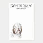 Sheepdog Lover Post-it Notes (Voorkant)