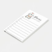 Sheepdog Puppy is aangepast aan lijst Post-it® Notes (Schuin)