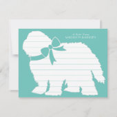 Sheepdog Puppy Old English Sheep Dog Bedankkaart (Voorkant)