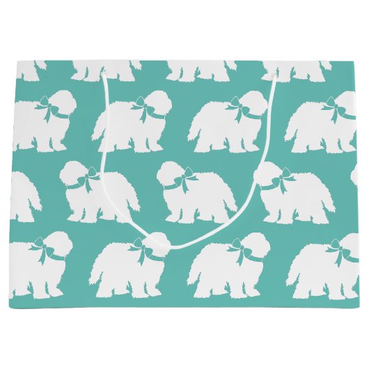 Sheepdog Puppy Old English Sheep Dog Groot Cadeauzakje (Voorkant)