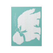 Sheepdog Puppy Old English Sheep Dog Notitieblok (Linkerzijde)