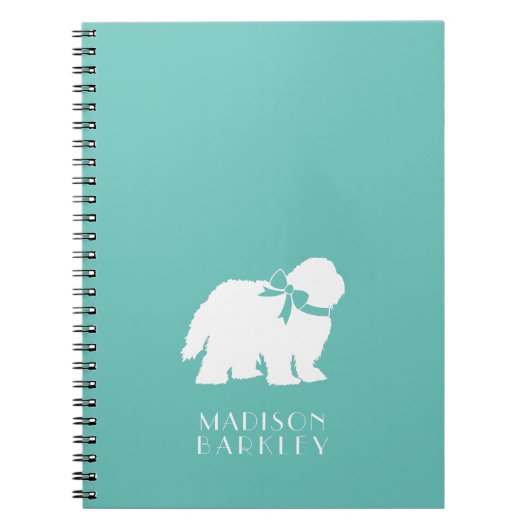 Sheepdog Puppy Old English Sheep Dog Notitieboek (Voorkant)