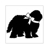 Sheepdog Puppy Old English Sheep Dog Rubberstempel (Afrduk)