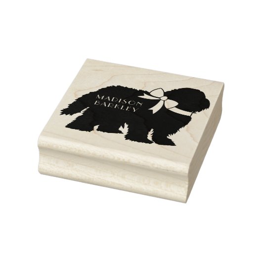 Sheepdog Puppy Old English Sheep Dog Rubberstempel (Stempel)