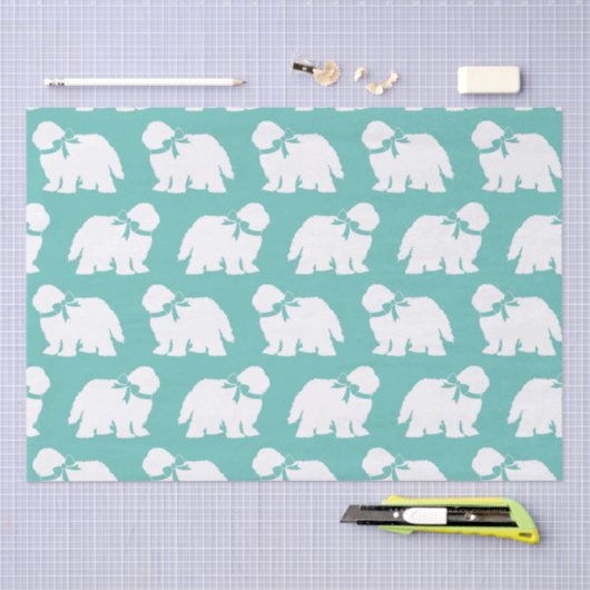 Sheepdog Puppy Old English Sheep Dog Tissuepapier (Craft)