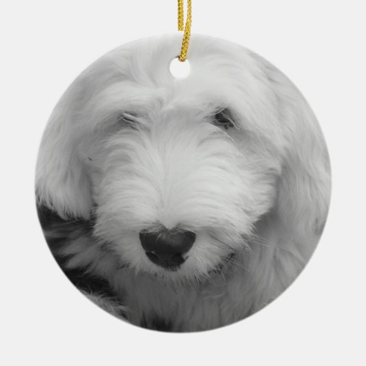 Sheepdog Puppy Ornament (Voorkant)