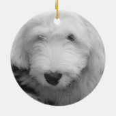 Sheepdog Puppy Ornament (Achterkant)
