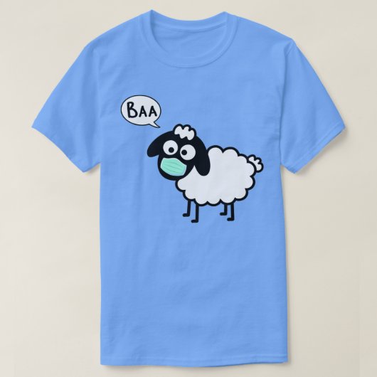Sheeple follow me just not too close cute funny sh t-shirt (Design voorkant)