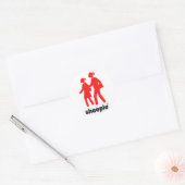 Sheeple Ronde Sticker (Envelop)
