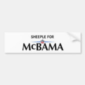 Sheeple voor McBama Bumpersticker (Voorkant)