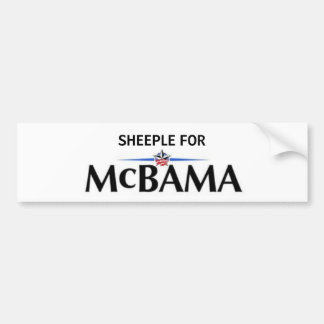 Sheeple voor McBama Bumpersticker