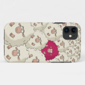 Sheeps Pattern Case-Mate iPhone Case (Achterkant (horizontaal))