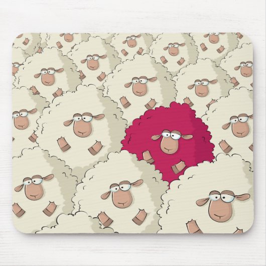 Sheeps Pattern Muismat (Voorkant)