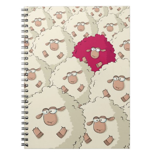 Sheeps Pattern Notitieboek (Voorkant)