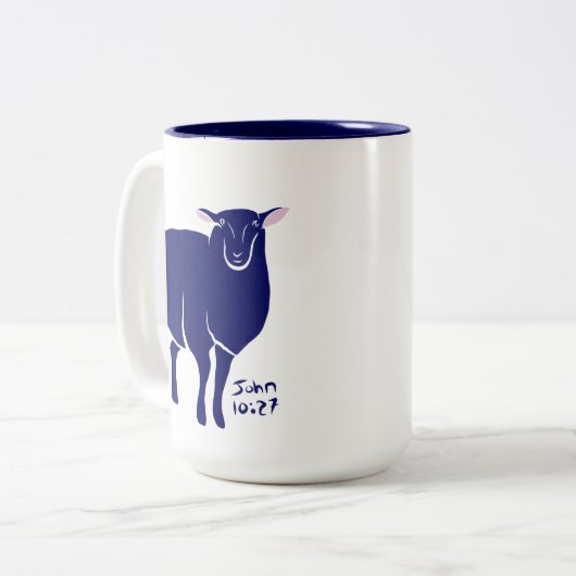 SheepsFaith, Mok met twee toonaangevende koffie (Voorkant links)
