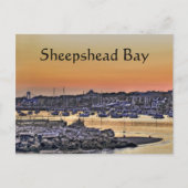Sheepshead Baai, NY van Brooklyn Briefkaart (Voorkant)