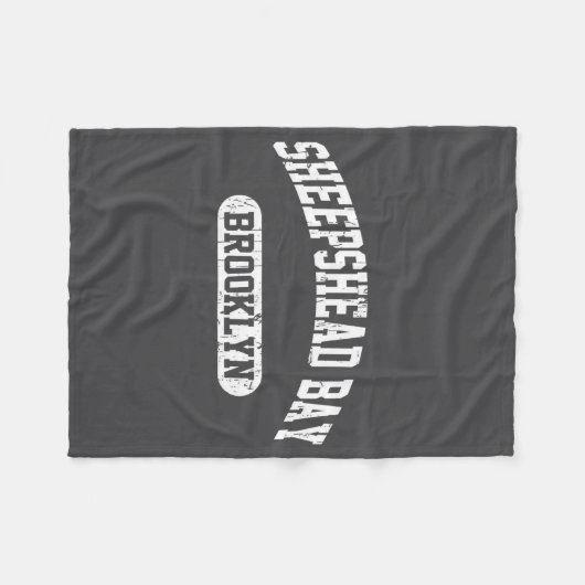 Sheepshead Bay Brooklyn _1  Fleece Deken (Voorkant (Horizontaal))
