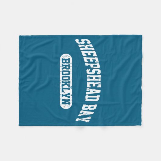 Sheepshead Bay Brooklyn  Fleece Deken (Voorkant (Horizontaal))