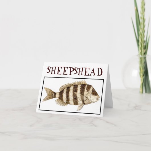 SHEEPSHEAD KAART (Voorkant)
