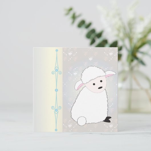 Sheepy Kaart (Staand voorkant)