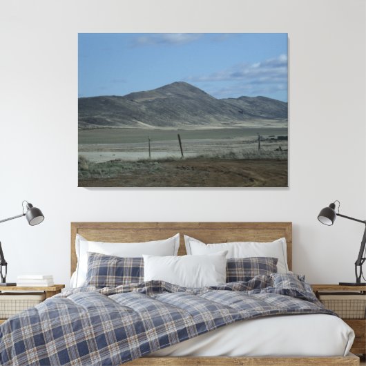 Sheepy Ridge 1 Canvas Afdruk (Insitu (Slaapkamer))