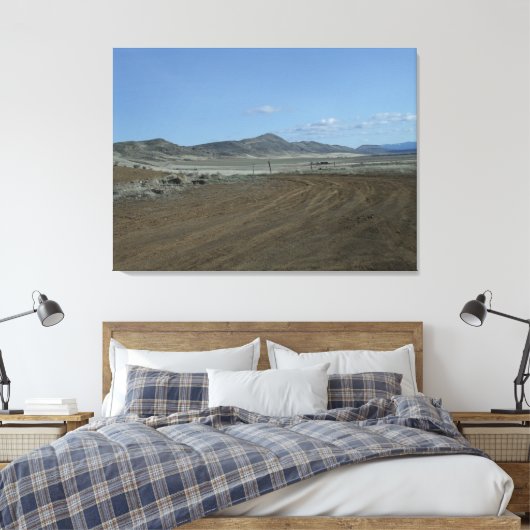 Sheepy Ridge 2 Canvas Afdruk (Insitu (Slaapkamer))