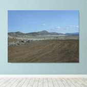 Sheepy Ridge 2 Canvas Afdruk (Insitu (Houten vloer))
