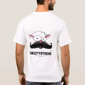 Sheepystache T-shirt (Achterkant)