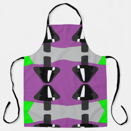 Sheer All Over Print Schort