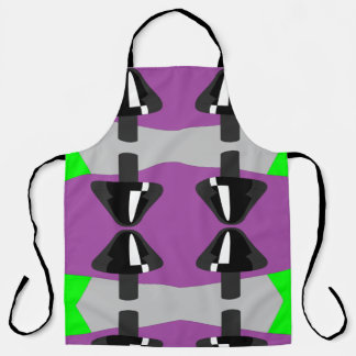 Sheer All Over Print Schort