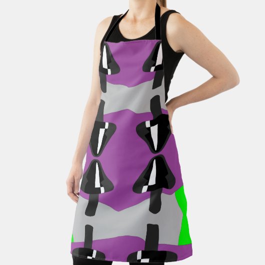 Sheer All Over Print Schort (Insitu)