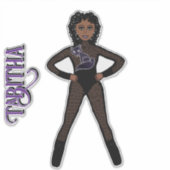 Sheer Black Spark  Dancer #1 Sticker (Voorkant)