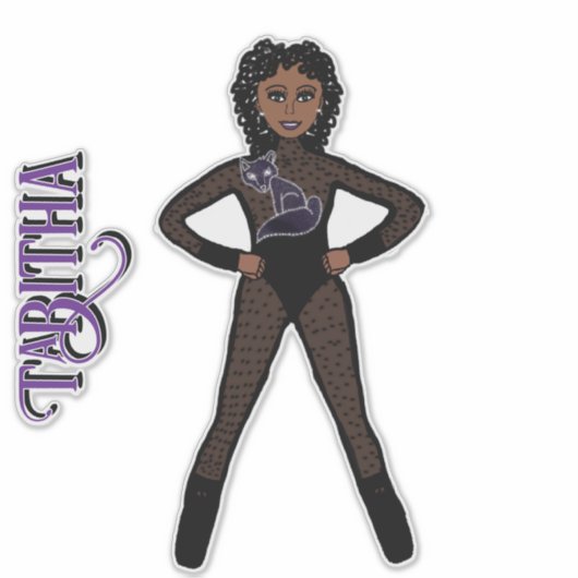 Sheer Black Spark  Dancer #1 Sticker (Voorkant)