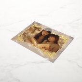 Sheer Floral Lace Holiday Post Kaart (Gedraaid)