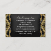 Sheer Hazelhurst Double Scissor Haarstylist Visitekaartje (Achterkant)