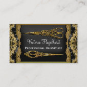 Sheer Hazelhurst Double Scissor Haarstylist Visitekaartje (Voorkant)