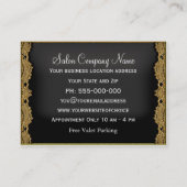 Sheer Hazelhurst Double Scissor Hair Stylist Visitekaartje (Achterkant)