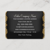 Sheer Hazelhurst Double Scissor Round Visitekaartje (Achterkant)