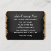 Sheer Hazelhurst Double Scissor Round Visitekaartje (Achterkant)