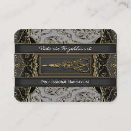 Sheer Hazlehurst Antiqued Scissors Hair Stylist Visitekaartje