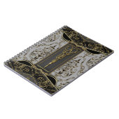 Sheer Hazlehurst Antiqued Scissors Posh Notitieboek (Linkerzijde)