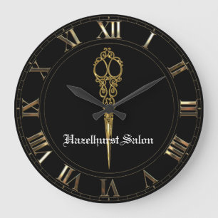 Sheer Hazlehurst Antiqued Scissors Time-stuk Grote Klok