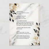 Sheer Natuurlijke Werk Gestapeld Steen Marmer Brui Informatiekaartje (Voorkant)