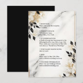 Sheer Natuurlijke Werk Gestapeld Steen Marmer Brui Informatiekaartje (Voorkant / Achterkant)