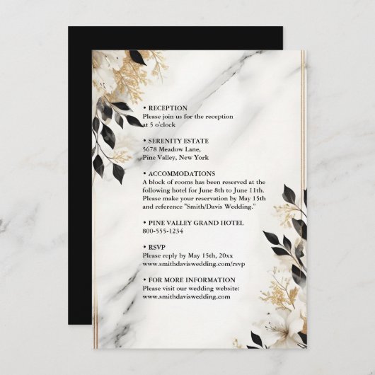 Sheer Natuurlijke Werk Gestapeld Steen Marmer Brui Informatiekaartje (Voorkant / Achterkant)