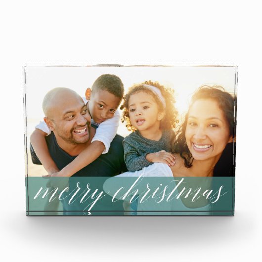 Sheer Spruce-kerstfotoblok Fotoblokken (Voorkant)