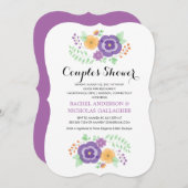 Sheer Summer Flowers | Koppels douche Kaart (Voorkant / Achterkant)